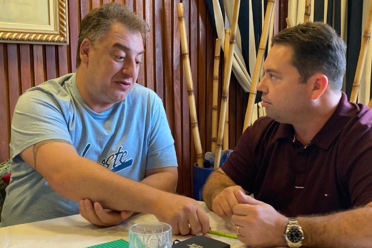 Imagem: em Reunião com o Presidente Rodolfo Nogueira do PL